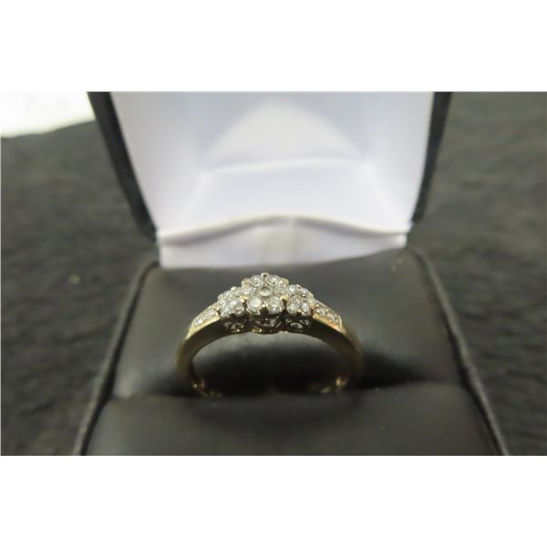 10k Gold and Diamond Ring Size 7 , 1.9grams 
