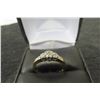 Image 1 : 10k Gold and Diamond Ring Size 7 , 1.9grams 