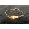 Image 2 : 10k Gold I.D. Bracelet 5'' 0.79grams 