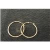 Image 1 : 14k Gold Hoop Earrings 1.3 Grams 