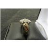 Image 3 : 14k Gold&Diamond Ring Size 8 , 6.2grams 