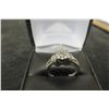 Image 1 : 10k White Gold & Diamond Ring Size 6 1/2 , 3grams 