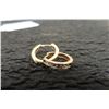 Image 3 : 10k Gold and Diamond Earrings 1.7grams 