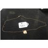 Image 1 : 10k Gold Necklace with Locket 19'', 2.9grams 