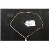 Image 1 : 10k Gold,Diamond&Opal 17'' Necklace 3.6grams 