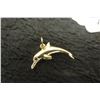 Image 1 : 14k Gold Dolphin Pendant 1.3grams 