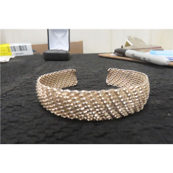 Sterling Silver Cuff Bracelet 16.4grams 