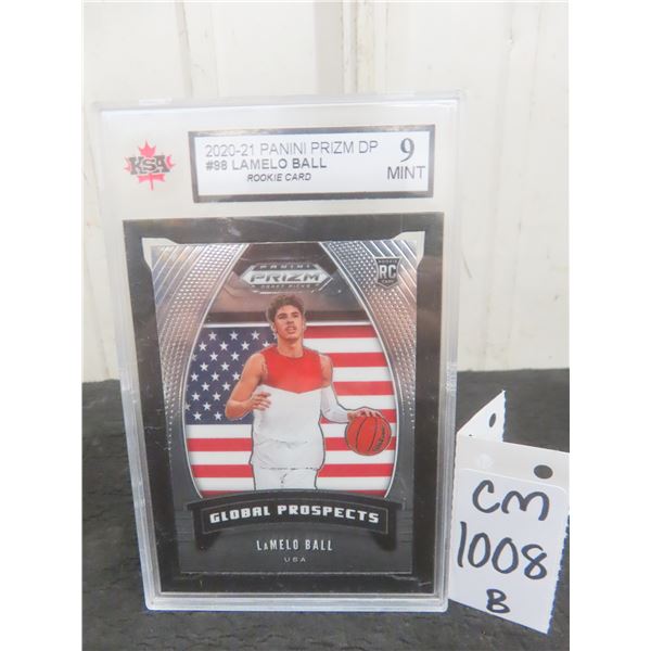 Graded LaMelo Ball Rookie Basketball Card