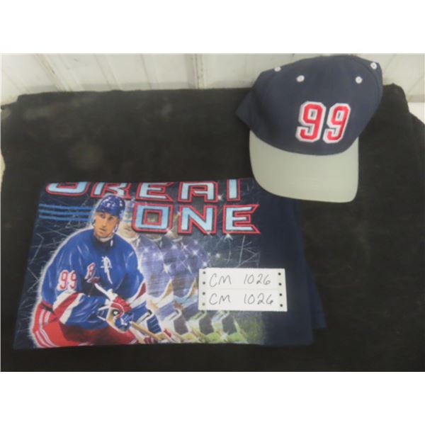 Vintage Wayne Gretzky T-Shirt and Hat