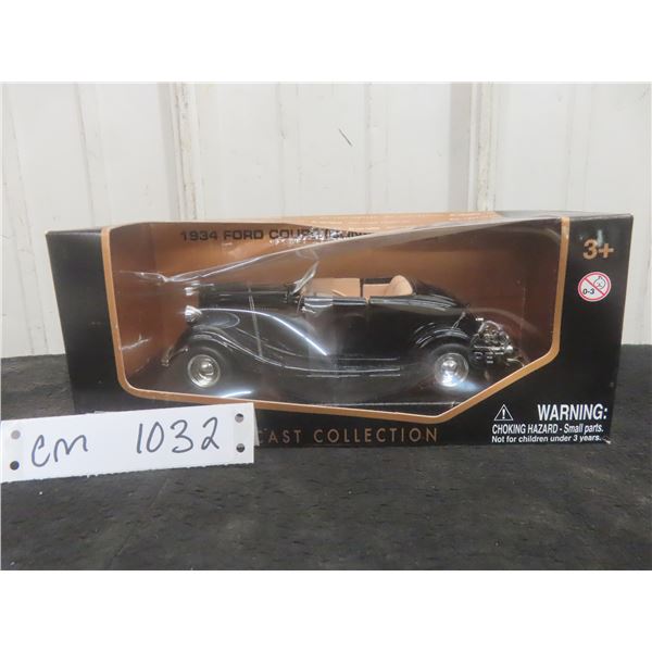 1934 Ford Coupe Convertible 1:24 Die-Cast Car