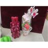 Image 2 : Leather Like Pitcher, Bean Pot, Candle Chamber Pot, Glass Fruit, Teapot, and More.