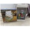Image 2 : Store Display Racks, Candle Holder, Carousel Bells, Disney Picture Frame, Alf Plush, and Two Lig…