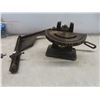 Image 2 : Vintage H.b. Rouse Printer's Lead Type Cutter Mitre and Sprocket Assembly for Dirt Bike.
