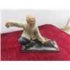 Image 8 : Lot of Eight China Figurines Including Mudman and Others, Some Damage, Pictured.