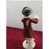 Image 17 : Three Dresden Lace Porcelain Figurines, Tallest 7 1/2" With Two Stands, Some Skirt Damage.