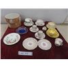 Image 1 : Lot of Six Teacups With Saucers Including Paragon, Coalport, Royal Albert, and Others, Plus Hand…