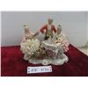 Image 1 : Dresden Lace Porcelain Figurine, Approx. 9" X 12" X 8".
