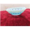 Image 8 : Three Fenton Blue Opalescent Hobnail Candy Bowls.