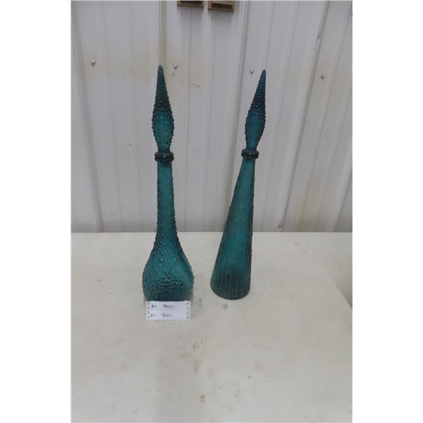 Two Vintage Genie Bottles