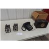 Image 1 : Two Box Cameras, Rotary Desk Phone and RCA Radio