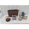 Image 1 : Copper Boiler and Enamel Kettle