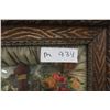Image 1 : Antique Religious Display, "Thy Kingdom Come" 17 1/2" x 21 1/2"