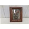 Image 2 : Antique Religious Display, "Thy Kingdom Come" 17 1/2" x 21 1/2"