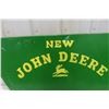 Image 2 : John Deere Metal-Embossed Implement Shed Sign 21" x 45"