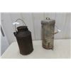 Image 1 : Cream Can and Milk Strainer