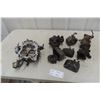Image 1 : 4-Barrel Carburetor; Old Tractor Carburetor Manifold; Some Additional Parts