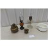 Image 1 : Coal Oil Lamp, Aladdin Lamp, Chamber Pot, and Good Shot Spittoon