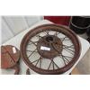 Image 2 : Implement Seat, Large Hook Pulley, and Spoked Auto Rim