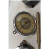 Image 2 : Schrader Tire Pressure Gauge, 2 x Compass, Old Dash Auto Gauge +