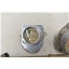 Image 3 : Schrader Tire Pressure Gauge, 2 x Compass, Old Dash Auto Gauge +