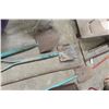 Image 3 : Five Hand Yard Tools Including Garden Bar, Shovels, and Spade