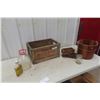 Image 1 : Shears, Crate, Closet Boxes, Wood Blocks/Planer, and More