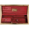 Image 1 : Perazzi luggage case for two-gun set with 34” barrels, red lined interior, good condition, shows som