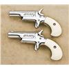 Image 3 : Pair of Colt .22 caliber derringers, factory nickel plated, simulated ivory grips, serial number “88