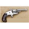 Image 2 : Colt Open Top Pocket Model revolver, .22 cal., 2-1/2” round barrel, nickel finish, varnished wood gr