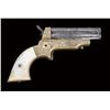 Image 2 : Sharps type 2A 30 cal. R.F. pepperbox derringer fully and finely period engraved, silver and gold pl