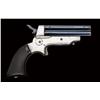 Image 2 : Sharps model 2a .30 rimfire caliber pepperbox derringer w3ith 3" bbl's, blue and silver finish, hard