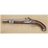 Image 2 : Model 1817 US flintlock single shot pistol, .69 cal., 11” round barrel, bright finish, wood stock, i