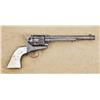 Image 2 : Colt SAA revolver, 44-40 cal., 7-1/2” barrel, blue and case hardened finish, New York style engravin