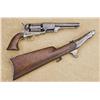 Image 2 : Colt U.S. Third Model Dragoon percussion revolver with military inspected Colt shoulder stock, .44 c