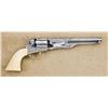Image 2 : Colt Model 1861 Navy percussion revolver, factory engraved, raised carved ivory grips, .36 cal., 7-1