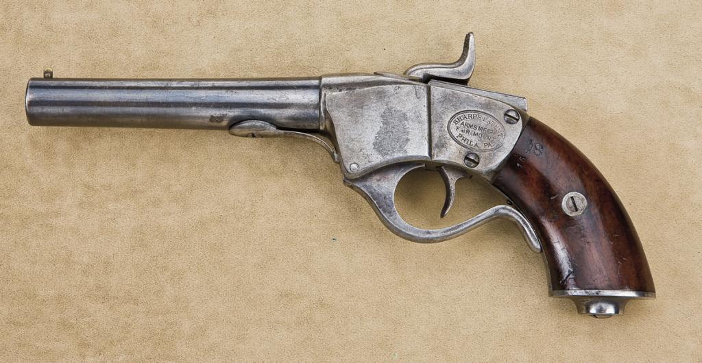 Sharps breech loading single shot pistol, First Type, .32 cal., 5 ...