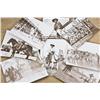 Image 1 : Lot of sepia tone photos of 101 Ranch and performers approx. 10-7/8” in height by 13-3/4” in width, 