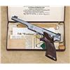 Image 1 : Prewar match-target Woodsman, .22 caliber, semi-automatic pistol, blue finish, period custom wraparo