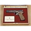Image 1 : Sig Model P210 special factory edition 9mm, finely factory engraved with oak leaf pattern with gold 