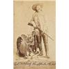 Image 2 : Framed display of Buffalo Bill memorabilia consisting of 3 pieces. Outside dimensions of frame appro